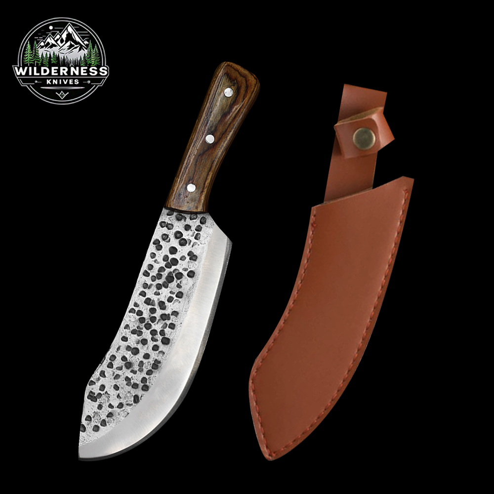 Hand-Forged Butcher Knife