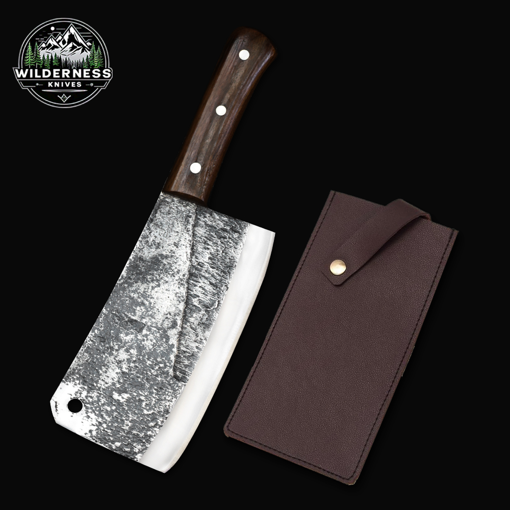 Carbon Steel Cleaver Knife