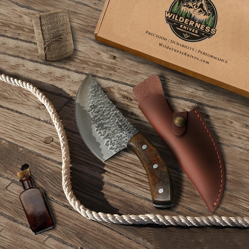 Hand-Forged Skinning Knife