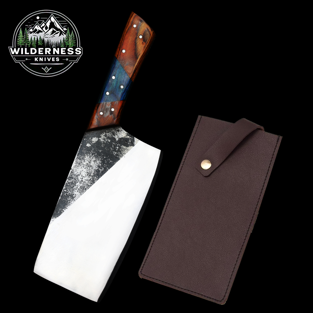 Carbon Steel Cleaver Knife