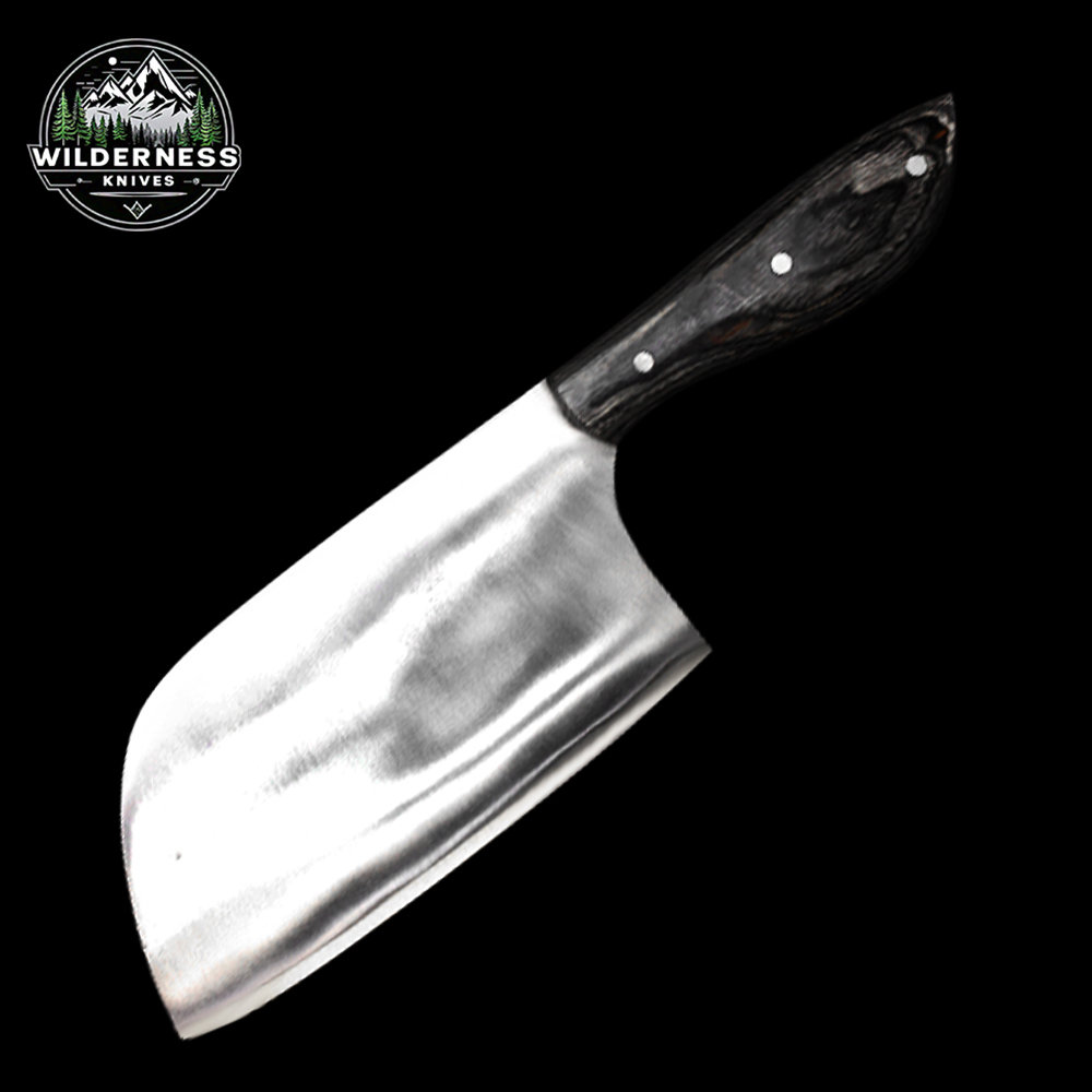 Handmade Stainless Steel Serbian Knife with Pakka Wood Handle