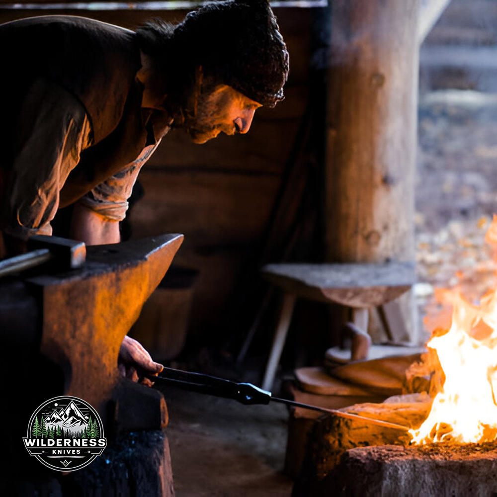 Precision-Crafted Carbon Steel Premium Hand Forged Serbian Knife by Wilderness Knives®