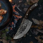 Wildstride – Hand-Forged Carbon Steel Wilderness Skinning Knife