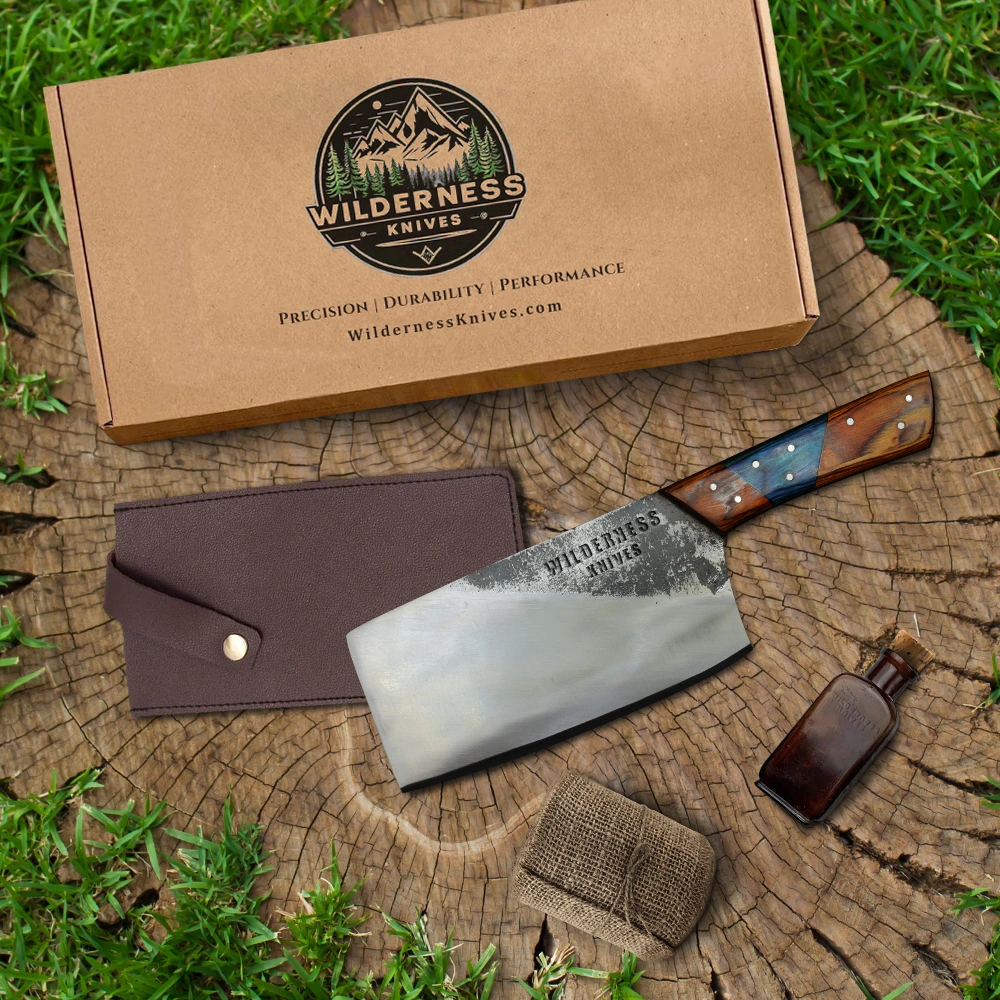 Handmade Carbon Steel Cleaver