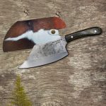 Viking Butcher Knife – Premium Carbon Steel Blade with Leather Sheath