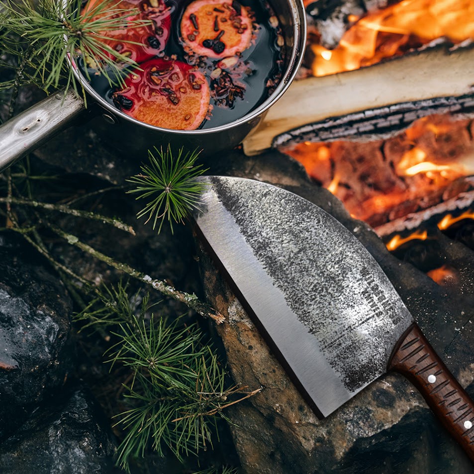 Precision-Crafted Carbon Steel Premium Hand Forged Serbian Knife by Wilderness Knives®