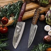 Handmade chef knives for professional and outdoor cooking