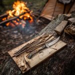 Precision and Craftsmanship : Hand-Forged Bushcraft Knife by Wilderness Knives®