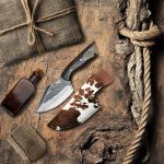 Hand-Forged Skinning Knife with Razor-Sharp Blade and Comfortable Grip by Wilderness Knives®