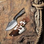 Hand-Forged Skinning Knife with Razor-Sharp Blade and Comfortable Grip by Wilderness Knives®