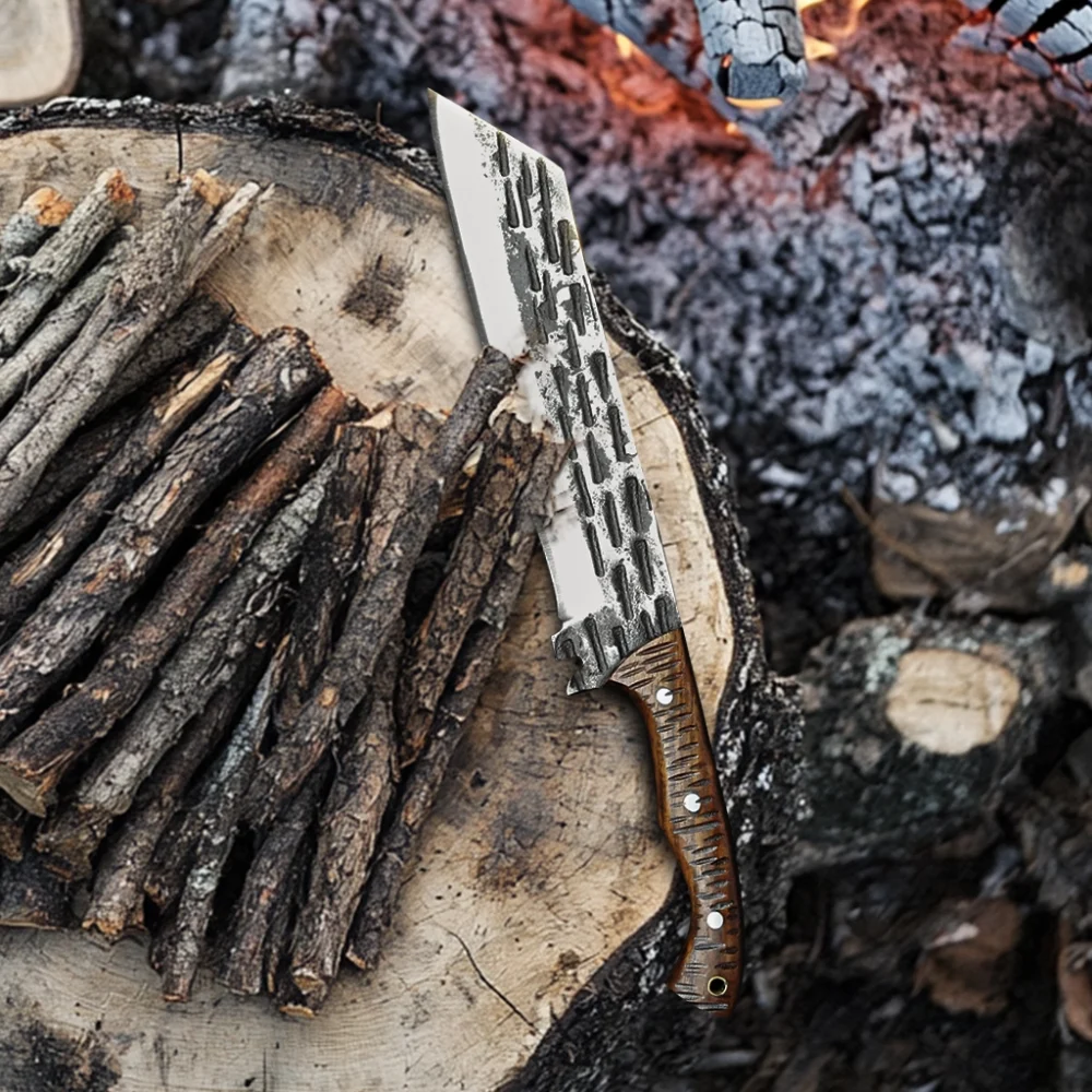Ranger’s Valor – Hand-Forged Carbon Steel Wilderness Hunting Knife