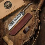 Ranger’s Valor – Hand-Forged Carbon Steel Wilderness Hunting Knife