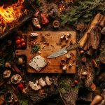 Hand-Forged Carbon Steel Unique Style Chef Knife by Wilderness Knives®