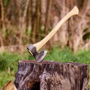 Handcrafted wilderness axes for camping and survival.