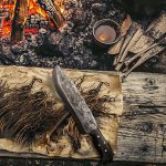 Premium Hunting Knife with Handcrafted Leather Sheath