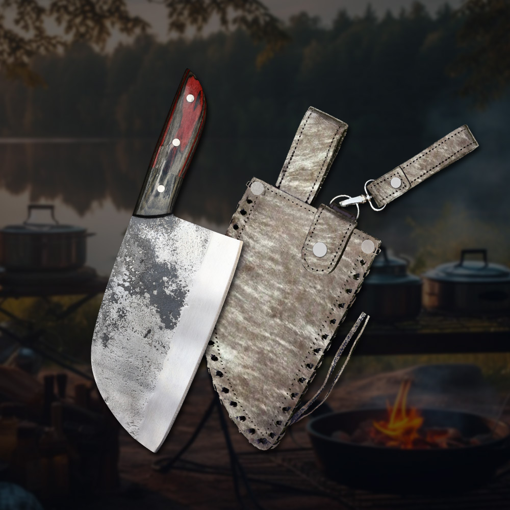 Carbon Steel Serbian Knife