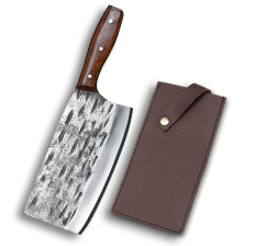 Handmade-Cleaver-Butcher-Knife-with-Wooden-Grip